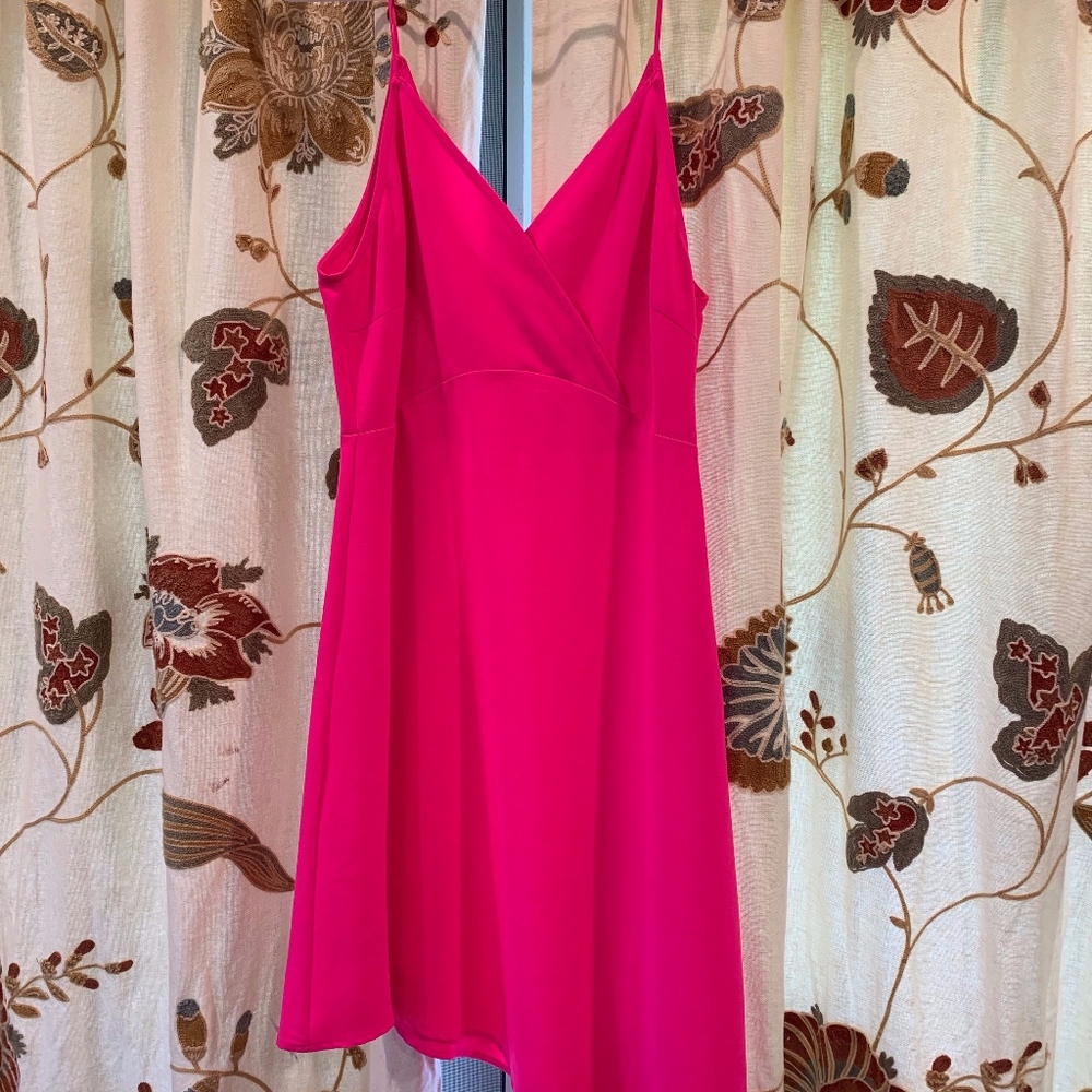 Hot Pink Spaghetti Strap Dress